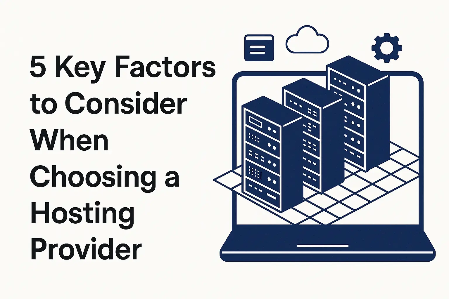 5 Factors for hosting providers