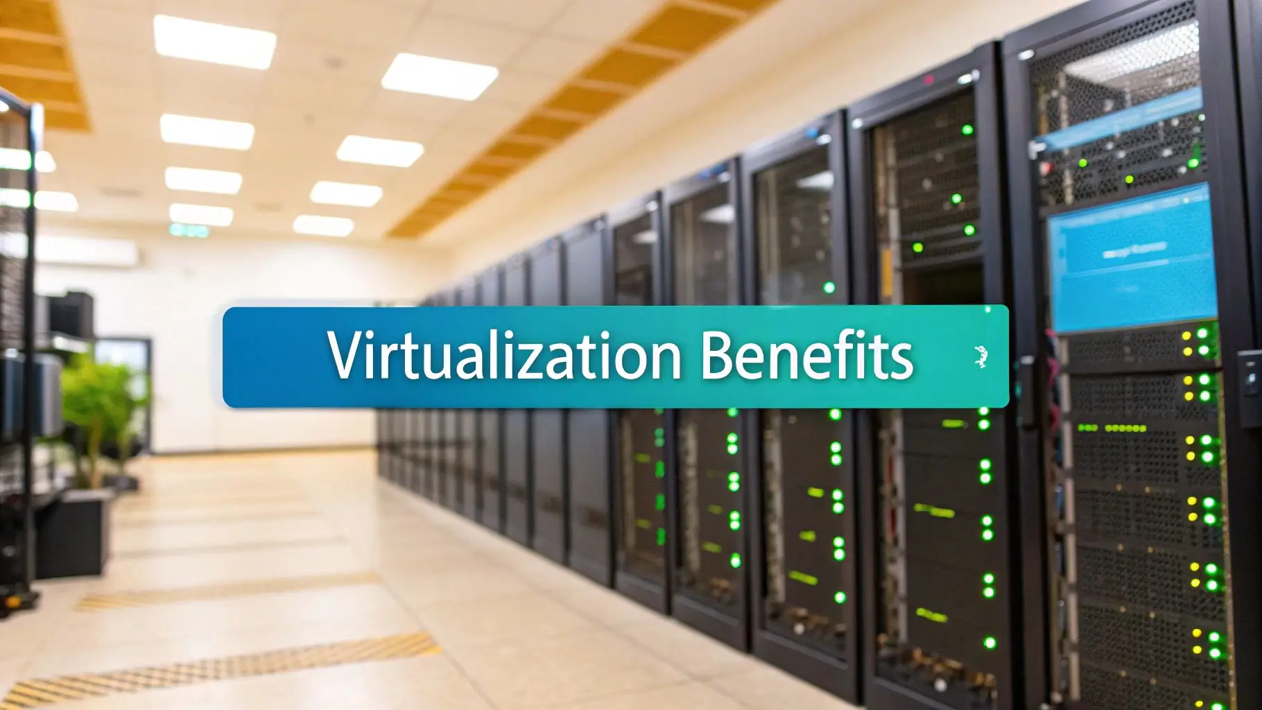 Benefits Of Virtualization Server Room Jpg