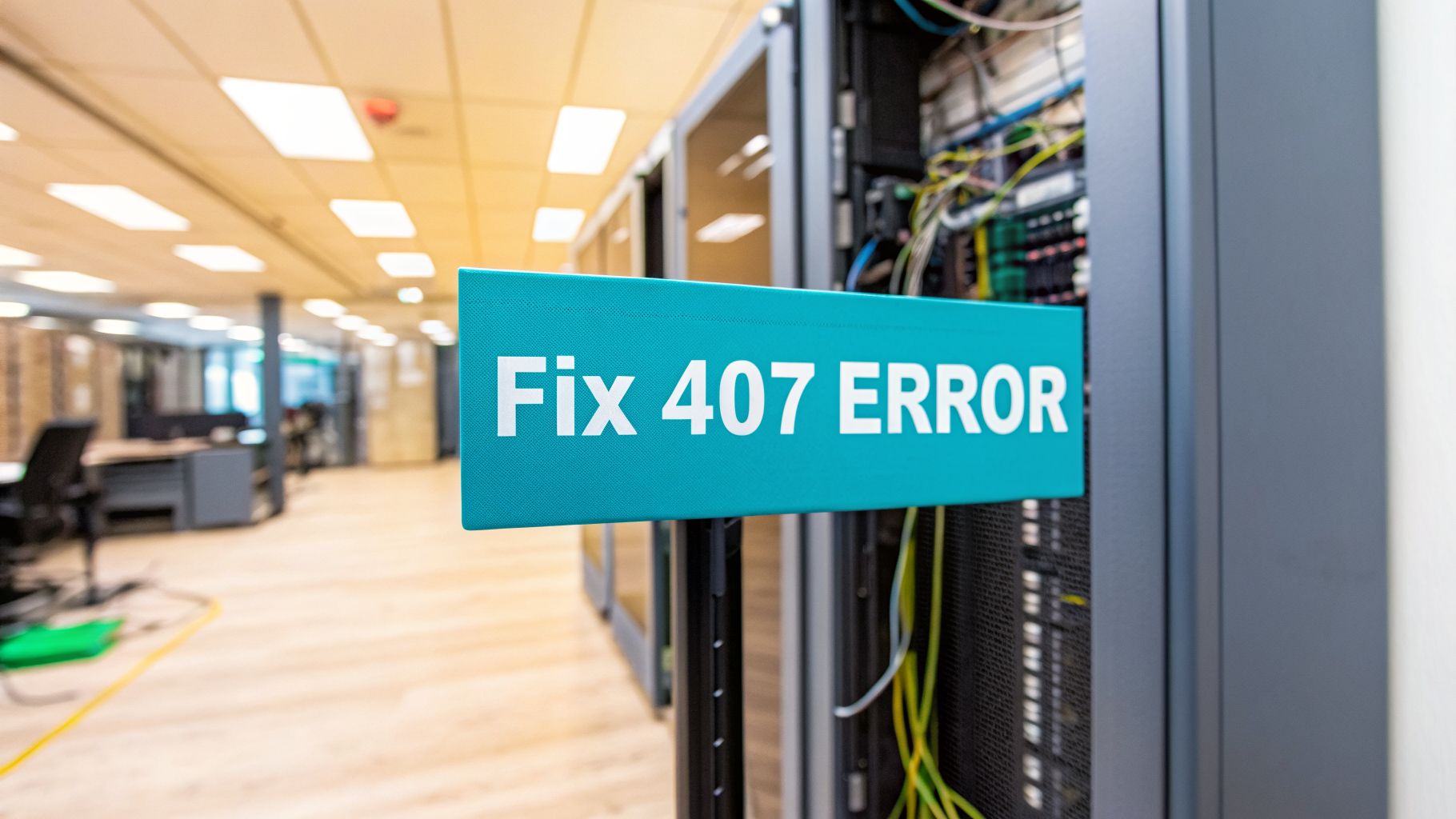 407 Proxy Authorization Required Server Error