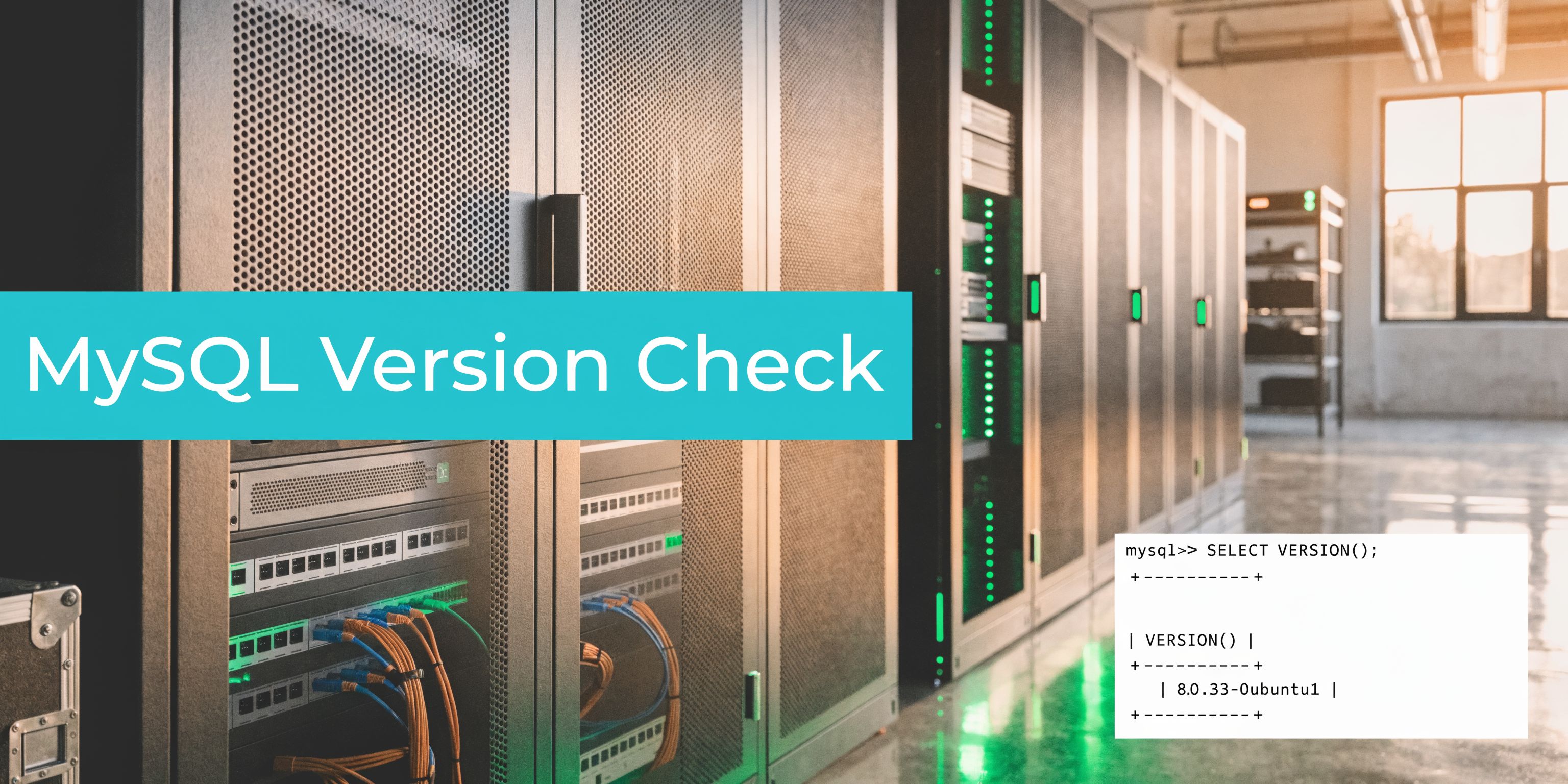 Mysql Version Check Server Room