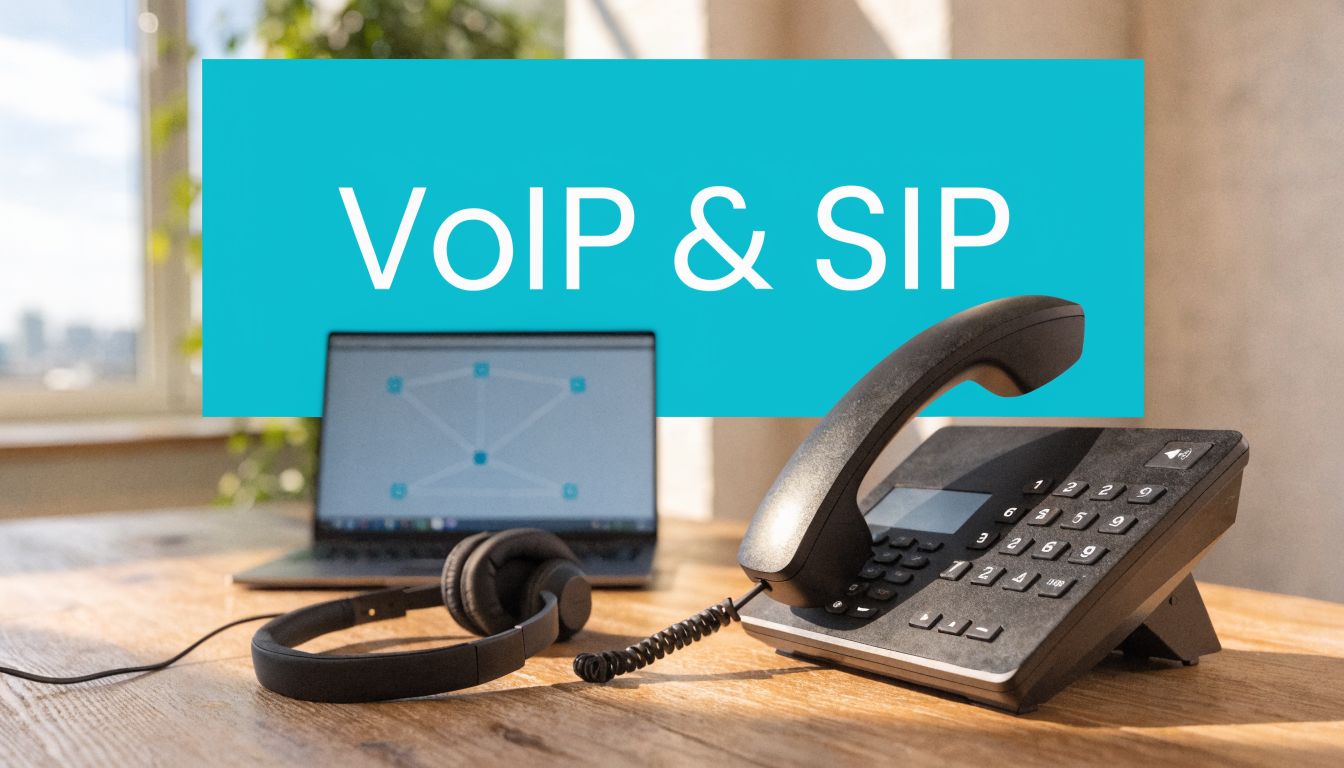 Voip With Sip Desk Phone