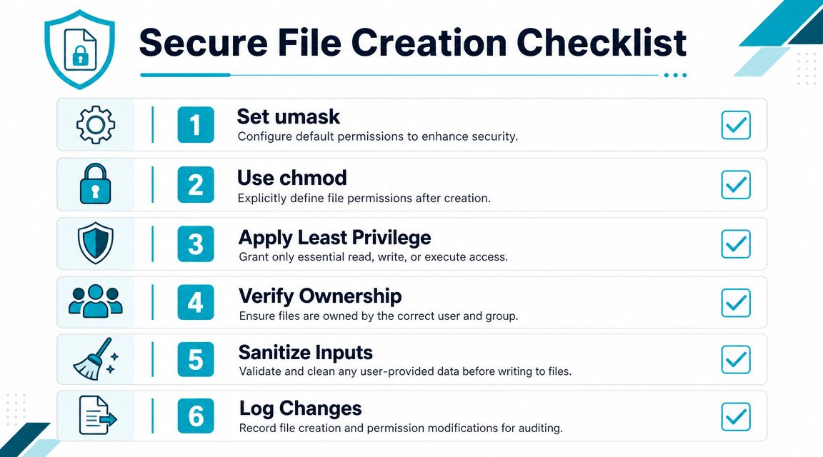 Managing File Permissions and Safe Scripting Practices