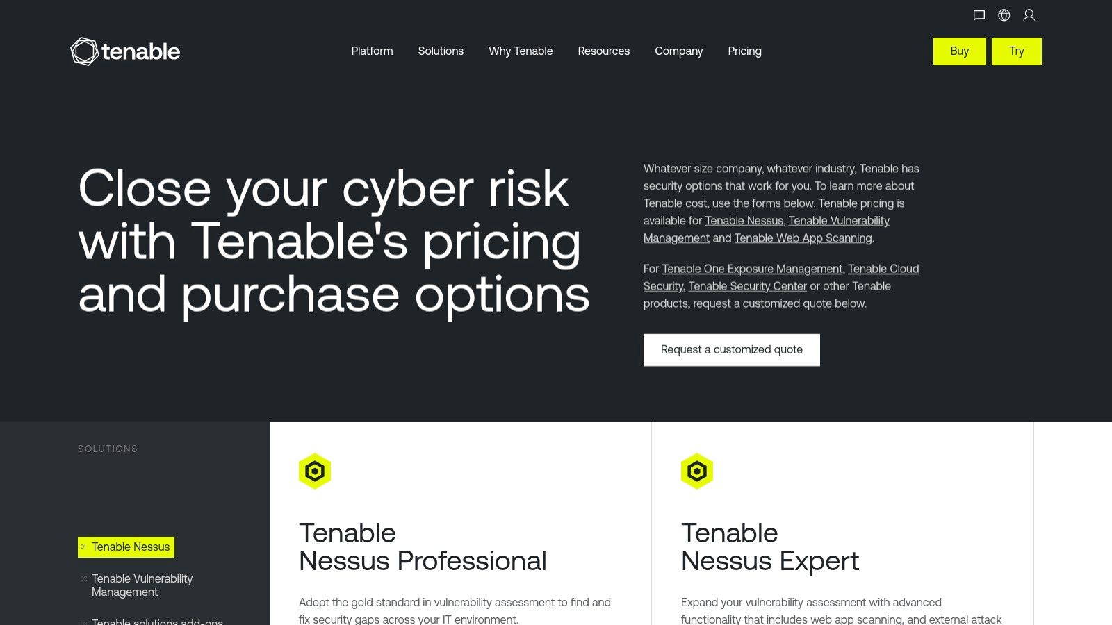 Tenable Nessus (Professional and Expert)